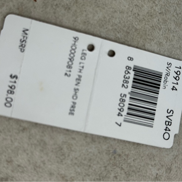 COACH Leather Crossbody Fringe accent bag purse bright blue - Picture 10 of 14